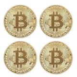 GüncelÇarşı 4 Adet Bitcoin Madeni Hatıra Parası Madeni Bitcoin Hediye Sikke Para