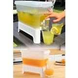 GüncelÇarşı 4 Lt Musluklu Ve Ayaklı Buzdolabı Sebili, Su Sebili, Limonata, Piknik, Balkon, Meşrubat, Masa Sebili