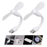 GüncelÇarşı Mini USB vantilatör, Esnek Mini Fan, El Vantilatörü, PC, Powerbank, USB cihazları İle Kullanılabilir, Sessiz Taşınabilir USB Mini Soğutma Fanı Soğutucu, Seyahat Fanı (2 ADET)