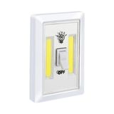GüncelÇarşı Pille Çalışan Duvar Anahtarı Tipi COB LED Lamba, Kablosuz Dolap İçi Aydınlatma, Mıknatıslı, Yapışkanlı Gece Lambası, Kitap Lambası (1 ADET)