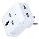 GüncelÇarşı Universal Priz Çevirici Dönüştürücü, Işıklı Çok Amaçlı Golyat Fiş, AB (Europlug), ABD (NEMA), İngiltere, Avustralya-Çin, 110-250V AC geniş voltaj aralığı ve 13A-250W yük kapasitesi