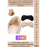Gündelik Konforlu İnce Yumuşak Esnek Ayak Topuk Vurma Önleyici Boşluk Doldurma Daraltma Pedi 5 Mm