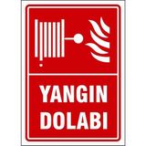 Gündoğdu 5 Adet Yangın Dolabı Uyarı Levhası