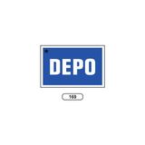 Gündoğdu Depo Uyarı Ikaz Levhası 175 x 25 cm