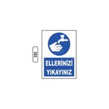 Gündoğdu Ellerinizi Yıkayınız Uyarı Ikaz Levhası