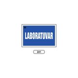 Gündoğdu Laboratuvar Uyarı Ikaz Levhası 17,5X25 cm