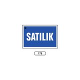 Gündoğdu Satılık Uyarı Ikaz Levhası 175 x 25 cm