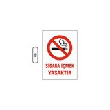Gündoğdu Sigara Içmek Yasaktır Uyarı Ikaz Levhası - 1 Adet - 25X35CM