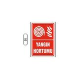 Gündoğdu Yangın Hortumu Uyarı Ikaz Levhası 25X35 cm
