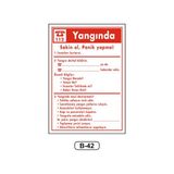 Gündoğdu Yangında Sakin Ol Uyarı Ikaz Levhası 35 x 50 cm