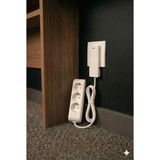 Gündüz Elektromarket Ultra Ince Fişli Uzatma Kablosu 3’lü (1,5m)Dar Alanlar Için Şık ve Pratik Çözüm! - Beyaz - 1,5 Metre