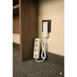 Gündüz Elektromarket Ultra Ince Fişli Uzatma Kablosu 3’lü Anahtarlı (1,5m)Dar Alanlar Için Şık ve Pratik Çözüm! - Beyaz - 1,5 Metre