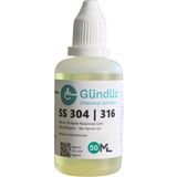 Gündüz Kimya Paslanmaz Çelik Test Kiti | 304 ve 316 Kalite Çelik Ayrımı - 50 mL Set
