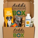 Günenshop Candostumbox Evcil Hayvan Hediye Kutusu | Kedi Köpek Tavşan Kuş B
