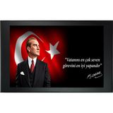 Güner Ofis Atatürk Resimli Makam Panosu - 100x150 - Ölçü Seçiniz