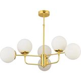 güneş 6lı Gold 3554 - Beyaz - AVİZE