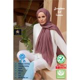 Güneş Bambu Kraş Şal (Tesettür Giyim, Yüksek Kalite, Hafif, Rahat, Şık, Premium, Lux, Shawl, Scarf) - Gül Kurusu