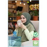 Güneş Bambu Kraş Şal (Tesettür Giyim, Yüksek Kalite, Hafif, Rahat, Şık, Premium, Lux, Shawl, Scarf) - Haki