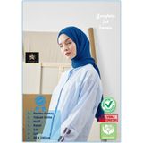 Güneş Bambu Kraş Şal (Tesettür Giyim, Yüksek Kalite, Hafif, Rahat, Şık, Premium, Lux, Shawl, Scarf) - Koyu Mavi