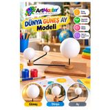 Güneş Dünya Ay Maketi 1 Paket Dünya Güneş Ay Modeli Set Deney Seti Strafor Toplu Fen Bilimleri Okul Etkinlik Sınıf