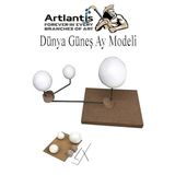 Gunes Dunya Ay Modeli 1 Paket Gezegen Maketi Deney Seti Gunes Sistemi Modeli Okul Ders Deney Seti Kendin Yap