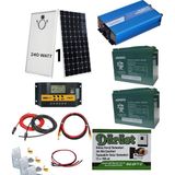 Güneş Enerji Paketi 600 Watt Tv 12volt Buzdolabı Aydınlatma Seti solar sistem