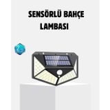 Güneş Enerjili 100 Led Dış Mekan Lamba – Hareket Sensörlü, 2200mah Bataryalı Solar Aydınlatma FRTKGT25DYMXUCZZZDUVARLAMBASI-1