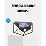 Güneş Enerjili 100 Led Dış Mekan Lamba – Hareket Sensörlü, 2200Mah Bataryalı Solar Aydınlatma P198230s5355