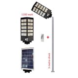 Güneş Enerjili Aydınlatma Lambası 1200w + 3m. Lamba Direği