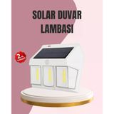 Güneş Enerjili Bahçe Duvar Aydınlatma – Bk-618-3 Led Lamba - Lisinya