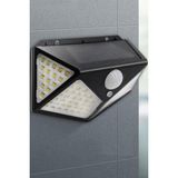 Güneş Enerjili Bahçe Lambası 100 LED Bahçe Aplik Solar Bahçe Lambası 1410 - Çok Renkli