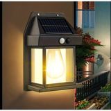 Güneş Enerjili Bahçe LED Ampul Hareket Sensörlü Bahçe LED Su Geçirmez 3 Mod'lu Solar LED