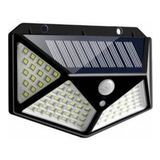 Güneş Enerjili Bahçe Sokak Ortamı Solar LED Lamba Su Geçirmez Sensörlü 100 Ledli