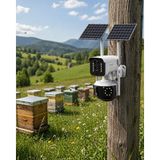 Güneş Enerjili Çiftlik Kamerası 9mp 4g Sım Kartlı Solar Güvenlik Kamerası 2 Y - SPTROT1649-9