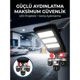 Güneş Enerjili Dış Mekan Güvenlik Kamerası Gece Görüşlü Led Projektörlü