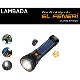 Güneş Enerjili El Feneri Çok Fonksiyonlu