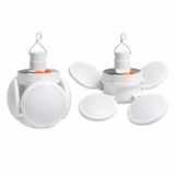 Güneş Enerjili Katlanabilir LED Kamp Lambası, 4 Panelli Süper Parlak Taşınabilir Aydınlatma, USB Şarjlı, Askılı Tavan Feneri, Elektrik Kesintisi, Karavan ve Outdoor Kullanım