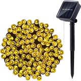 Güneş Enerjili LED Bahçe Işığı 12 Metre 100 LED Solar Işık Zinciri, IP65 Su Geçirmez, 8 Aydınlatma Modu, Dış Mekan, Balkon, Teras, Çit ve Ağaç Dekoru