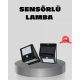 Güneş Enerjili Sensörlü Dış Mekan Duvar Lambası – 3 Modlu, 2200Mah Pil, 120° Algılama Mir90380331
