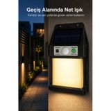 Güneş Enerjili Sensörlü Solar Aplik Dış Mekan Kapı Bahçe Teras Duvar Aydınlatma