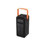 Güneş Enerjili Solar Powerbank 80.000 mAh Dijital Göstergeli El Fenerli 4 Çıkış Taşınabilir Batarya