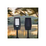 Güneş Enerjili Solar Sokak Armatürü Lambası 40W Beyaz Isik Ct-4693