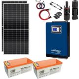 Güneş Enerjisi Solar Paketi 3Kva İnverter 450W Güneş Paneli 150Ah Jel Akü