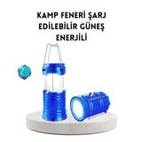 Güneş Enerjisiyle Çalışan Kamp Feneri Hafif Portatif Uzun Ömürlü Mir90947234