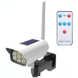Güneş enerjisiyle çalışan sahte güvenlik kamerası, sahte güvenlik kamerası, sahte CCTV gözetim sistemi, LED PIR hareket sensörlü algılama ışığı, iç mekan, dış mekan, ev, ofis, mağaza, garaj için