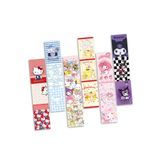 Güneş Kırtasiye Sanrio Kuromi Hellokitty Melody Kitap Ayracı Set 6 Adet Ayraç