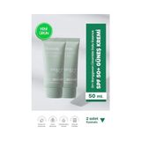 Güneş Kremi Cicamide Centella Asiatica, Seramid Onarıcı, Spf 50 Pa++++ 2X50 ml