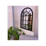 Güneş Lazer Dekoratif Hint Penceresi Aynalı Pleksi Dekoratif Oval Ahşap Çerçeve 80X60 Cm