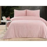 Güneş LB Çift Kişilik Battaniye Yatak Örtü Seti Pembe - 220 x 240 cm