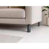 Güneş Modern Aytaşı / Krem Mobilya Ayağı 18 cm Parlak Bohem Silindir Koltuk Dolap Ayağı 2'li - Antrasit Gri - 15 CM